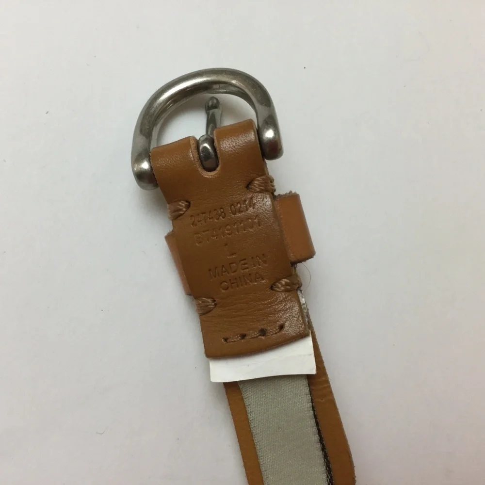 FOSSIL Women's Belt Cut Out Leather Brown